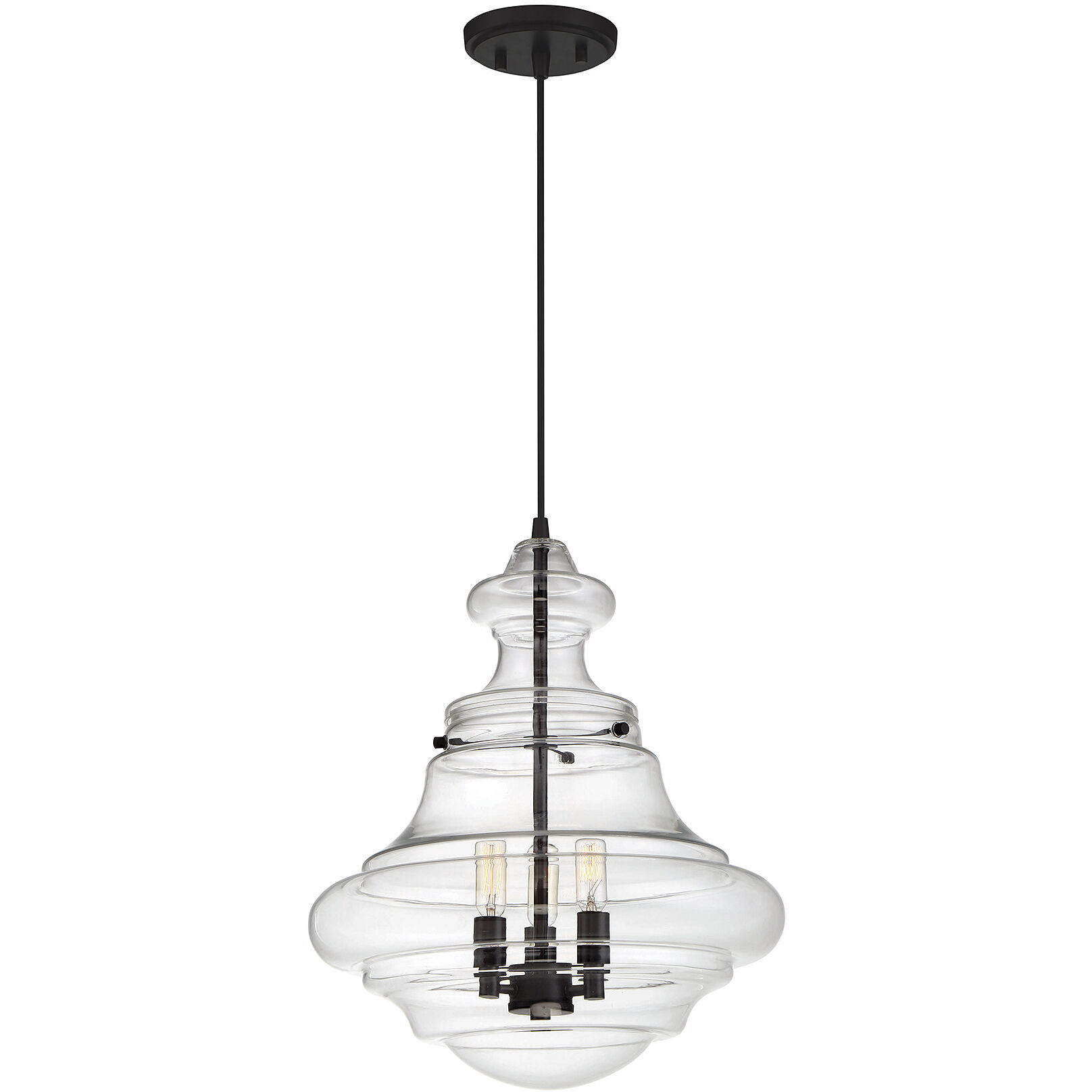 Industrial 3 Light 15.00 inch Pendant