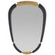 Hitchcock 37.5 X 26.5 inch Ebony and Antique Bras Mirror