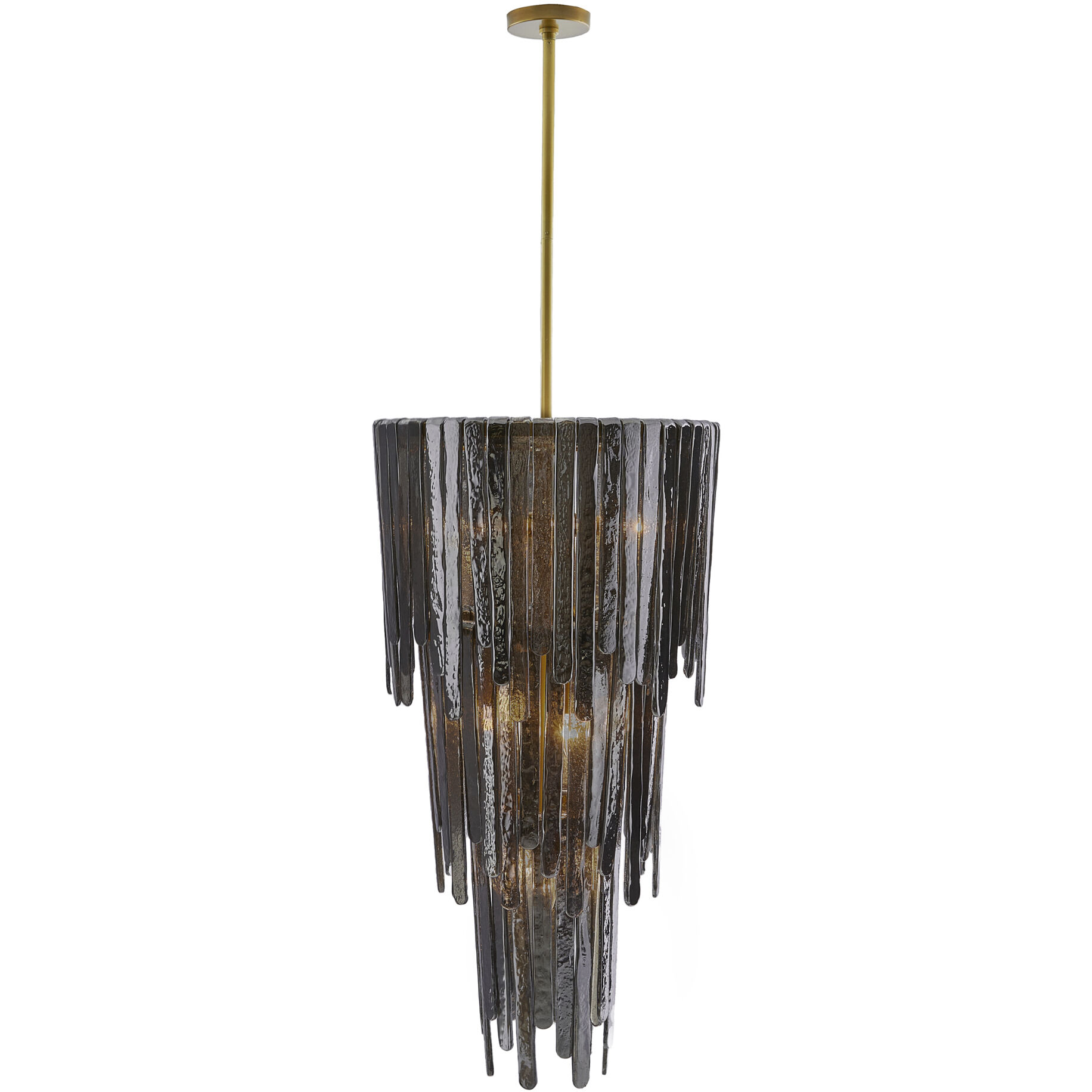 Raine 7 Light 21 inch Blue Smoke Luster Chandelier Ceiling Light