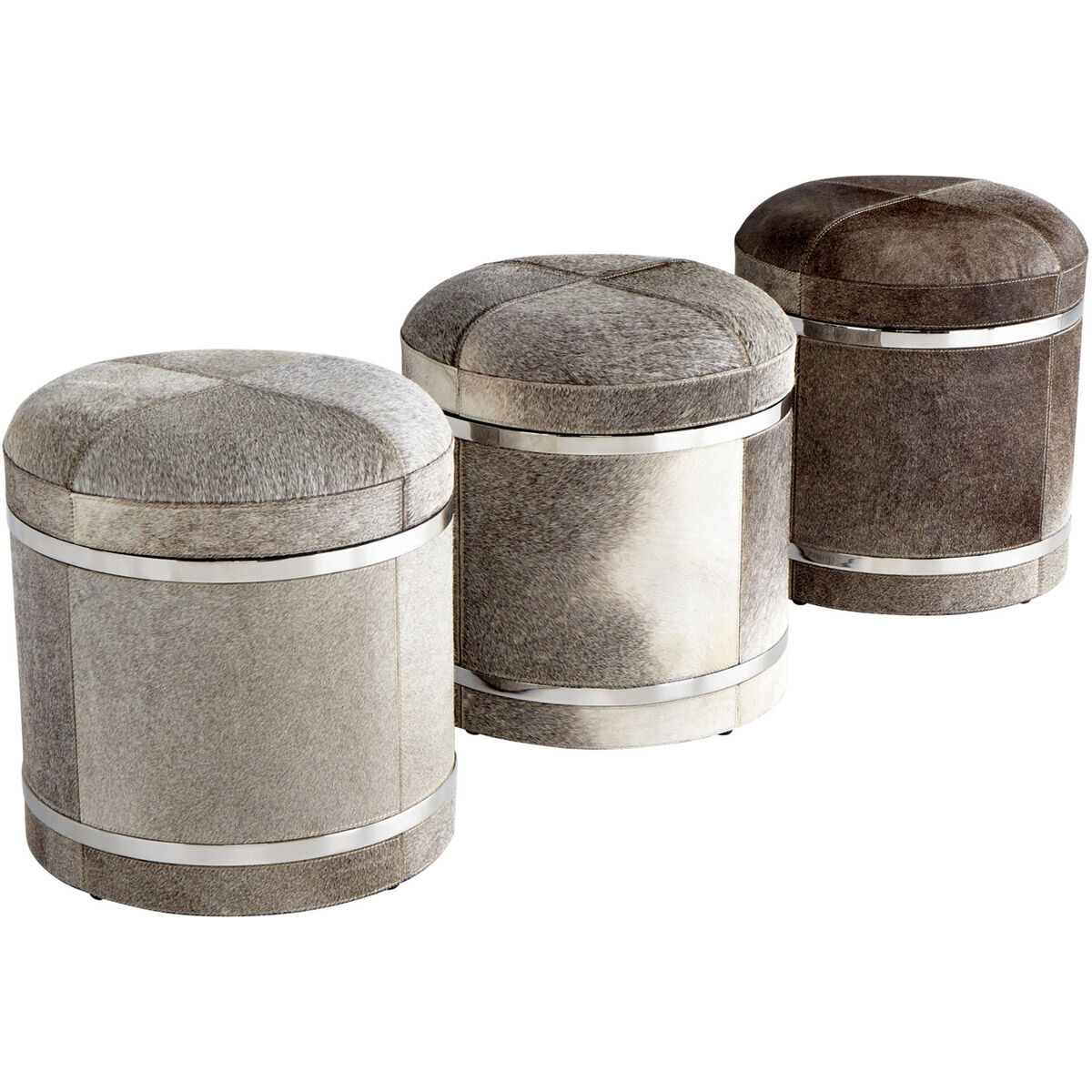 Casselton 18 inch Grey Stool