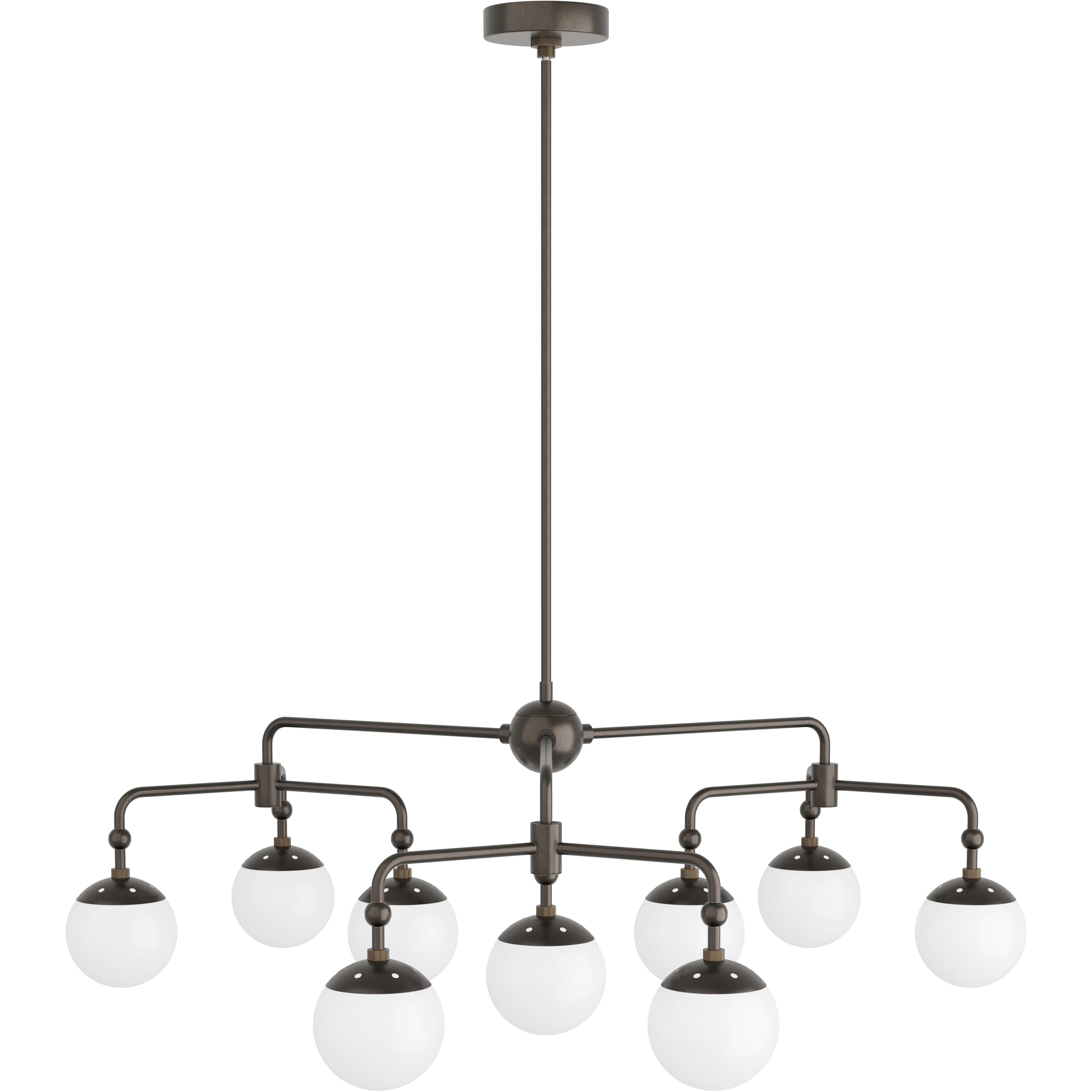 Utica 9 Light 40 inch English Bronze Chandelier Ceiling Light