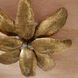 Farah 8 Light 44 inch Vintage Brass Flush Mount Ceiling Light