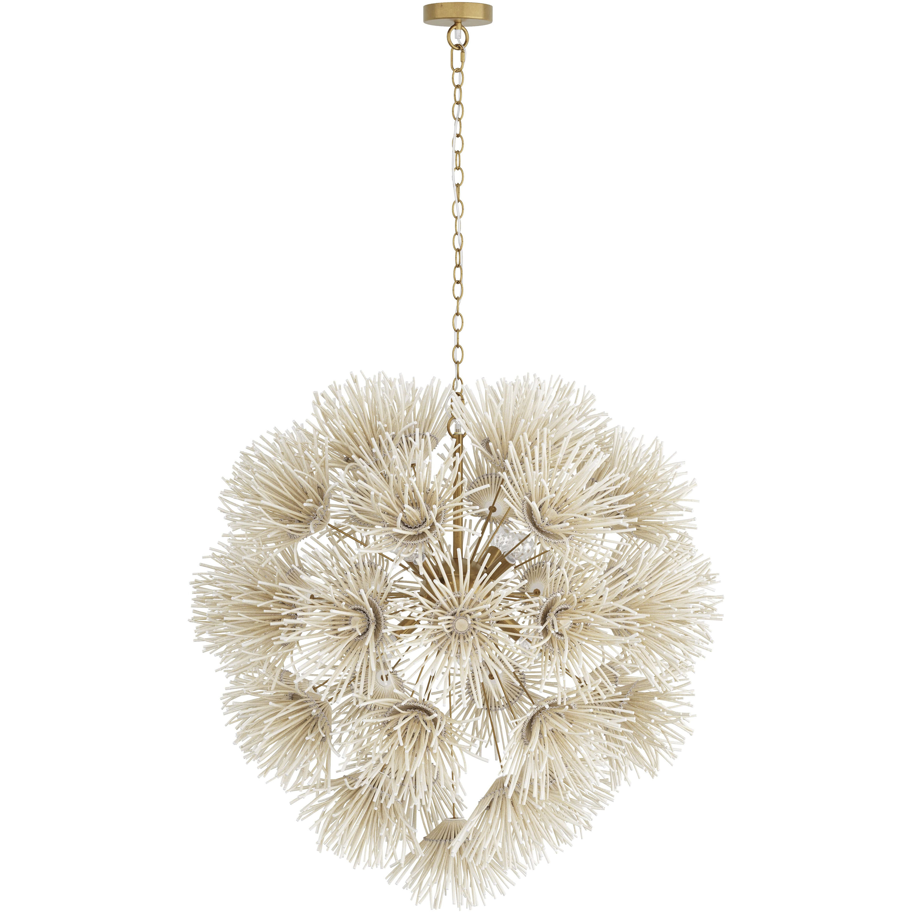 Winona 8 Light 33 inch Antique Brass Chandelier Ceiling Light