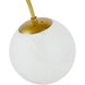 Christina 1 Light Matte Swirl Pendant Ceiling Light