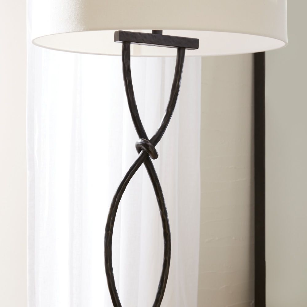 Dutton 150.00 watt Blackened Floor Lamp Portable Light