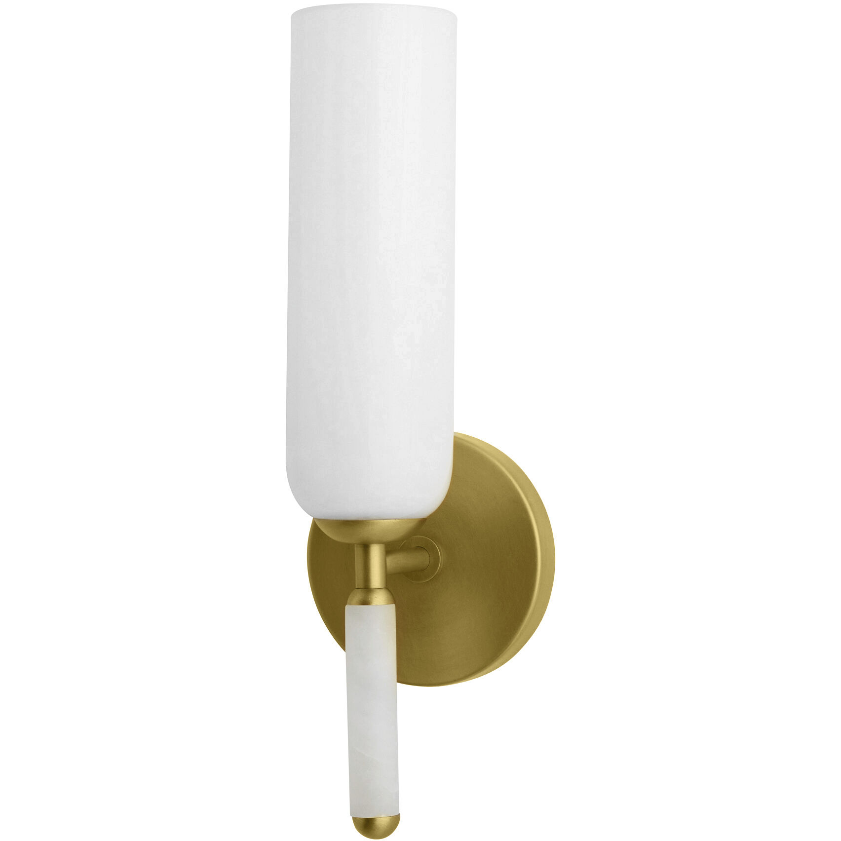 Norwalk 1 Light 5 inch Opal and Antique Brass Sconce Wall Light