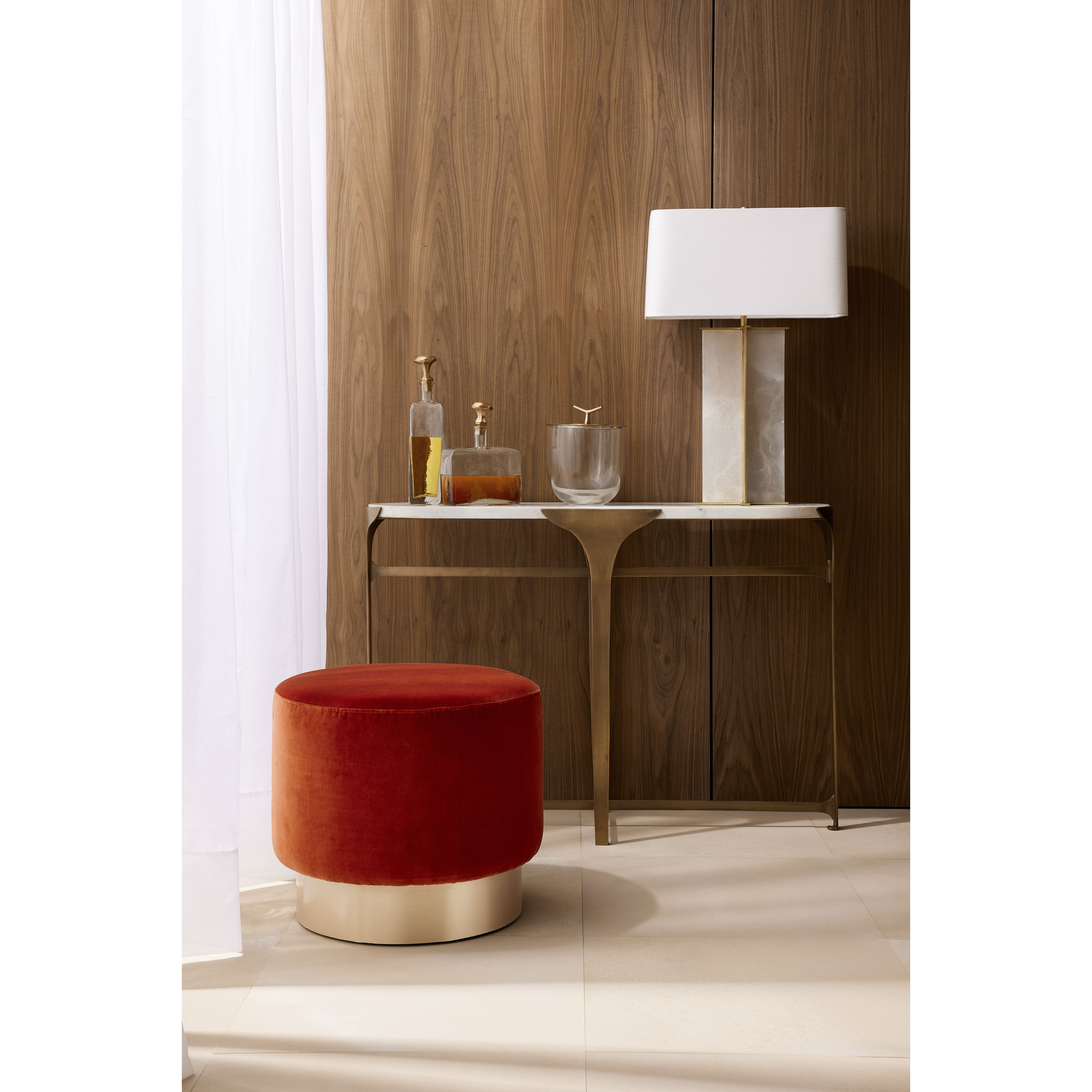 Janine 48 inch White Console