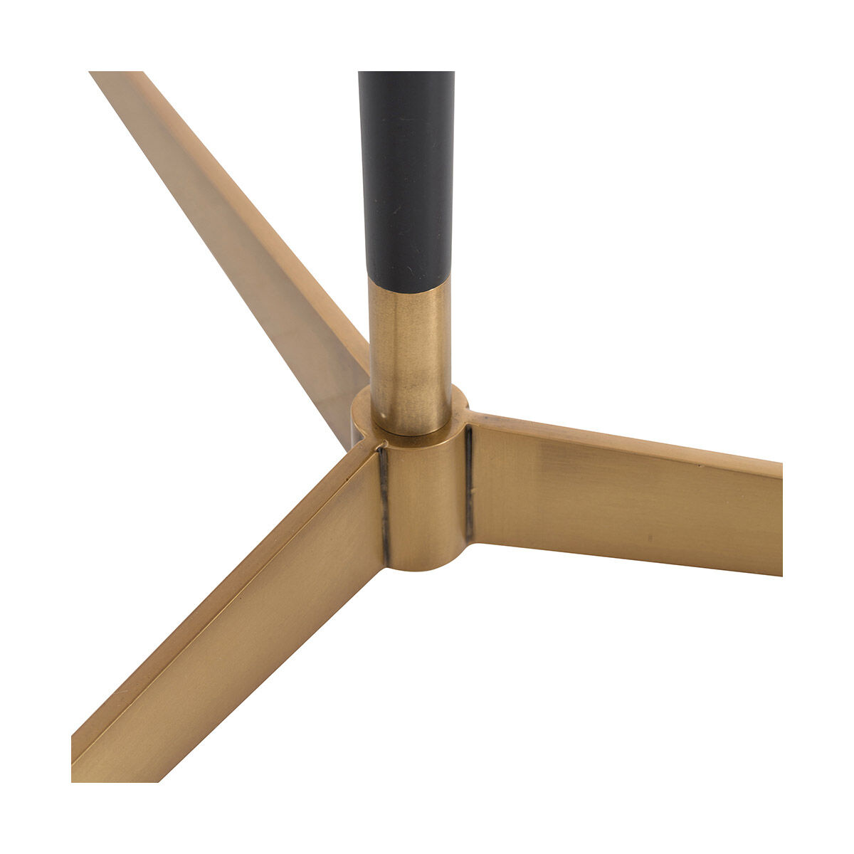 Dunn 86 inch 60 watt Black Bronze/Antique Brass Floor Lamp Portable Light, Triangle