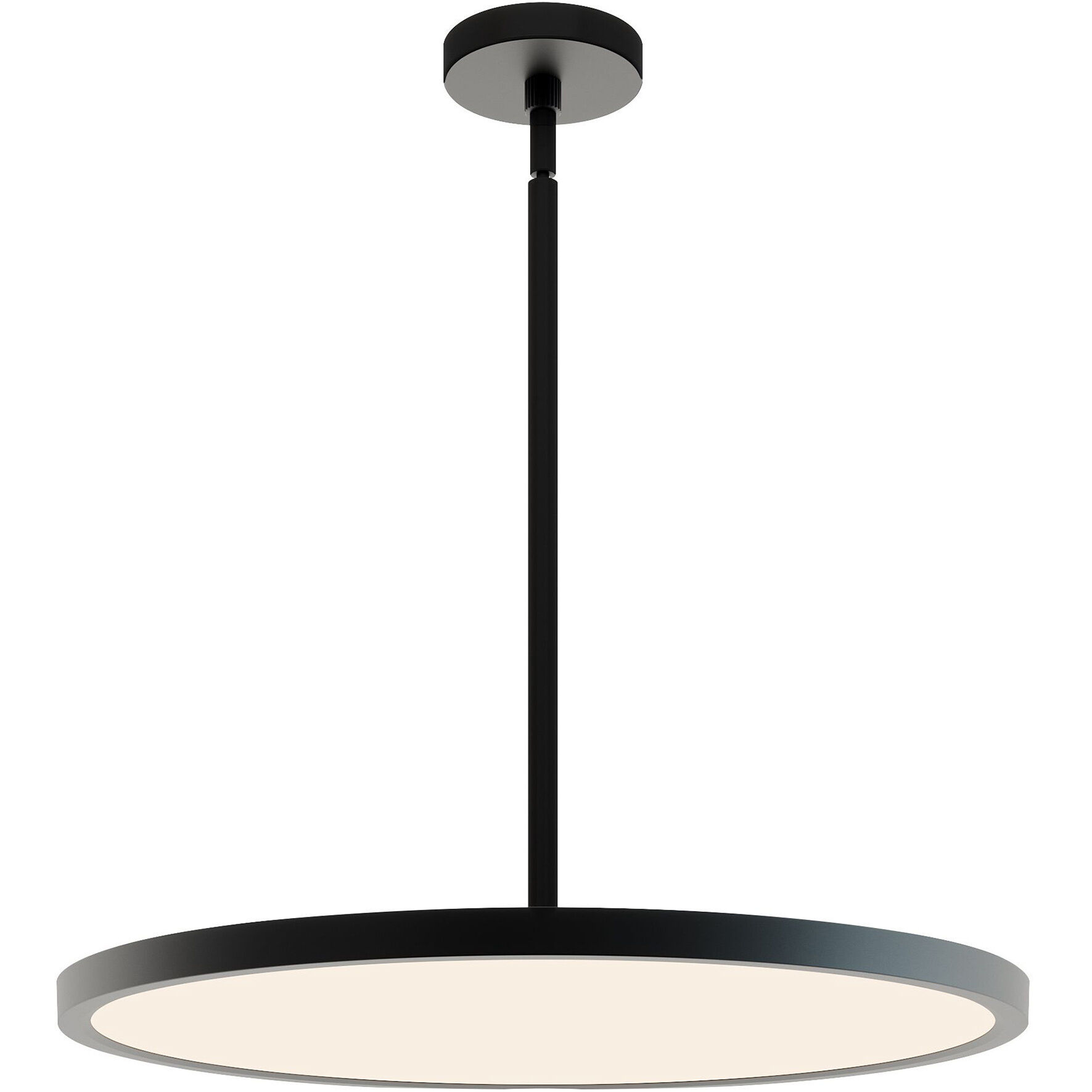 Edge Round 1 Light 23.63 inch Pendant