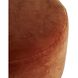 Avalon 21 inch Persimmon Swivel Ottoman