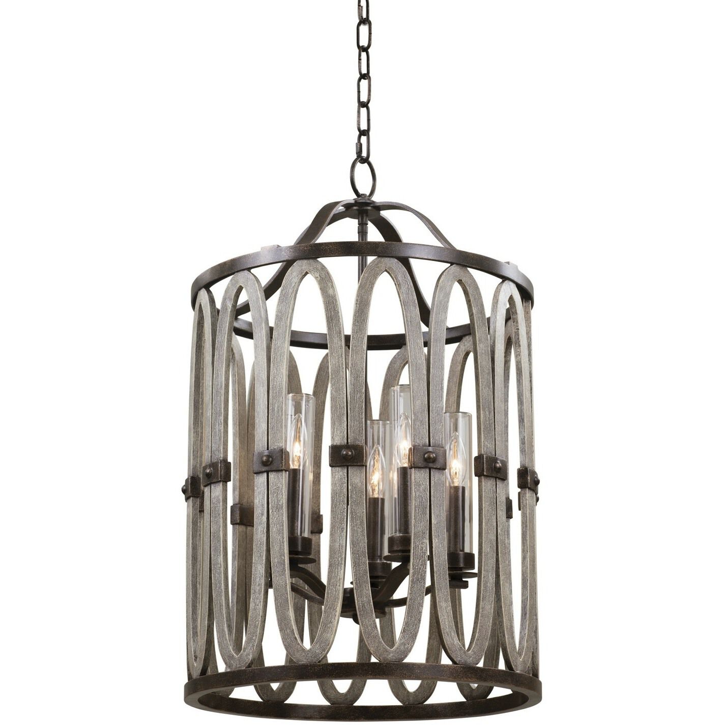 Belmont 5 Light 19 inch Florence Gold Foyer Pendant Ceiling Light