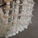 Cyprus 6 Light 34 inch Organic Frosted and Bronze Chandelier Ceiling Light