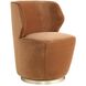 Poppy 32 inch Cider Swivel Chair