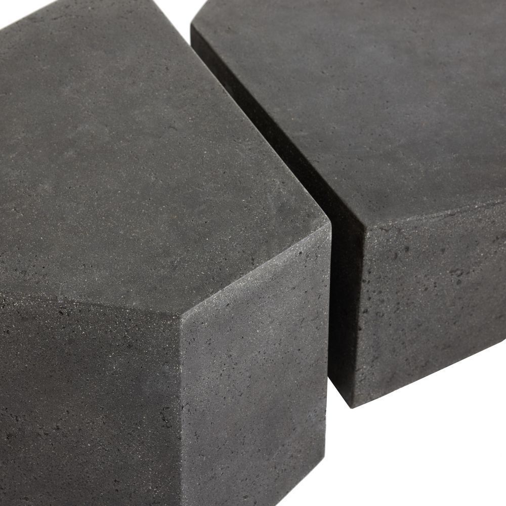 Drover Black Outdoor Cocktail Tables, Set of 2