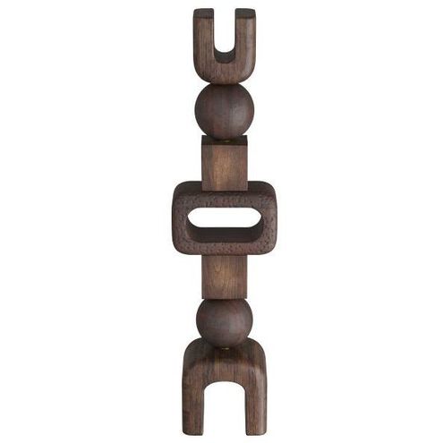 Bakari Walnut Stain Sculpture