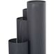 Punch 2 Light 48.5 inch Marine Grade Aged Graphite Outdoor Sconce, Oversized