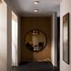 Elara 1 Light 12 inch White and Antique Brass Flush Mount Ceiling Light