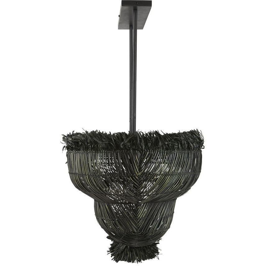 Yessika 62 X 27 inch Dark Gray Stained Linear Chandelier Ceiling Light