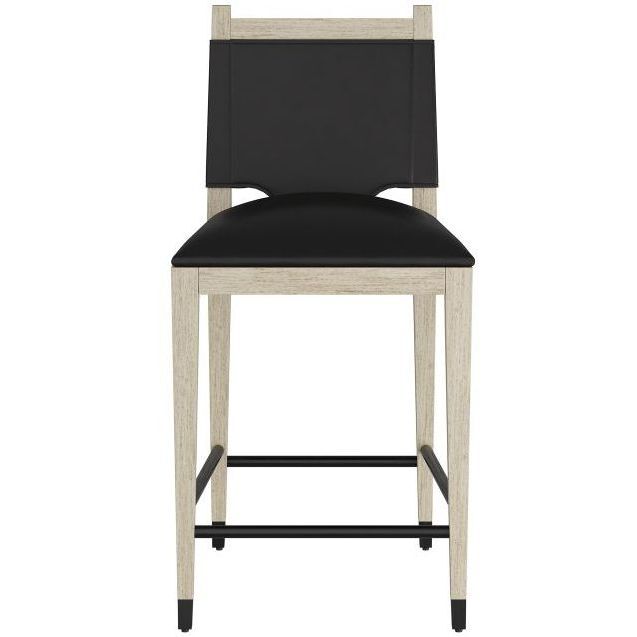 Burdock 36.5 inch Black Counter Stool
