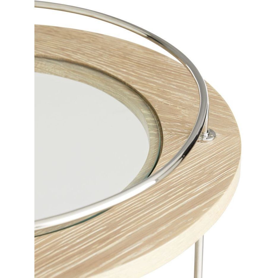 Brays 37 inch Whitewash Bar Cart