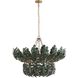 Bilal 40 inch Eucalyptus Coconut Shell Chandelier Ceiling Light