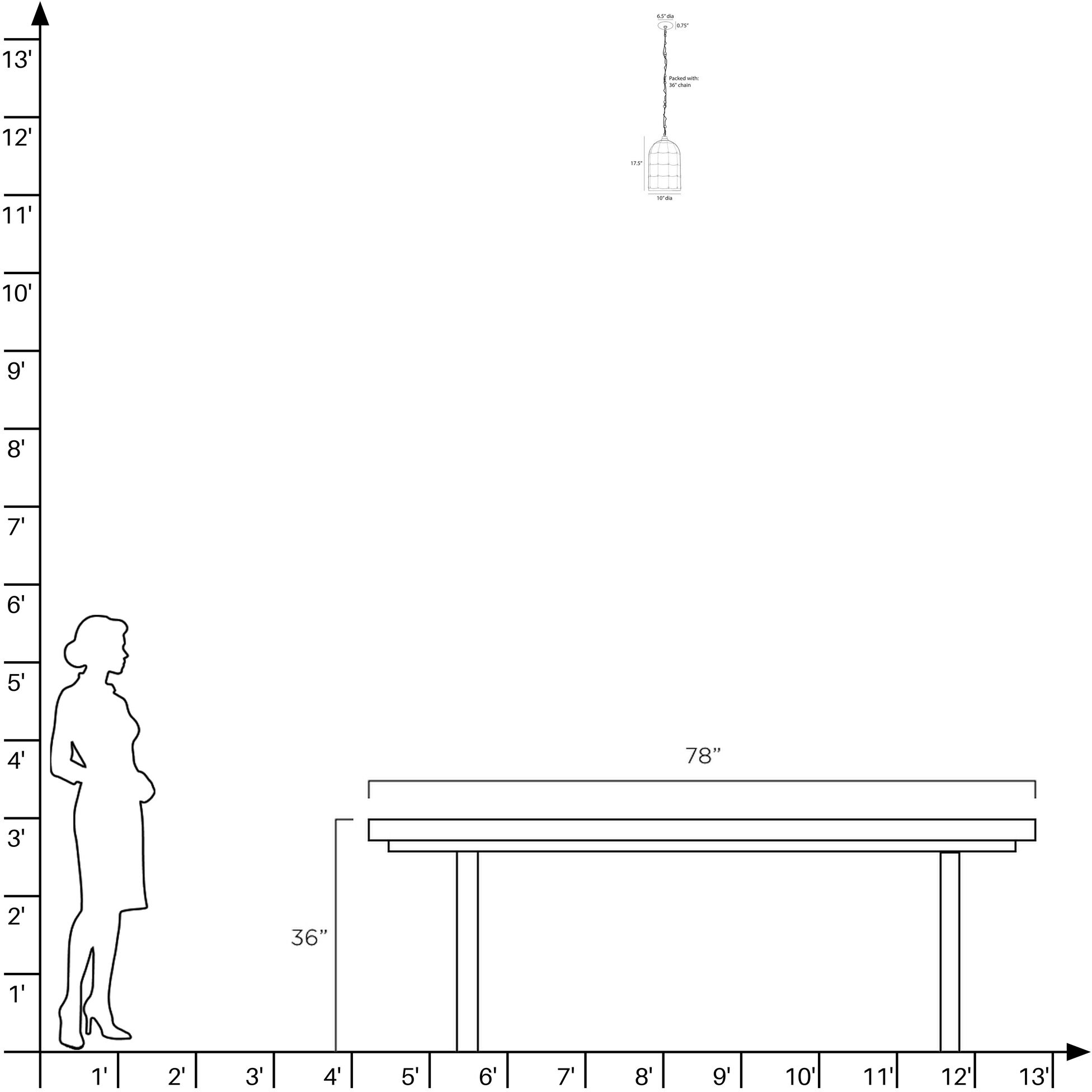 Jordan 1 Light 10 inch Antique Brass Pendant Ceiling Light