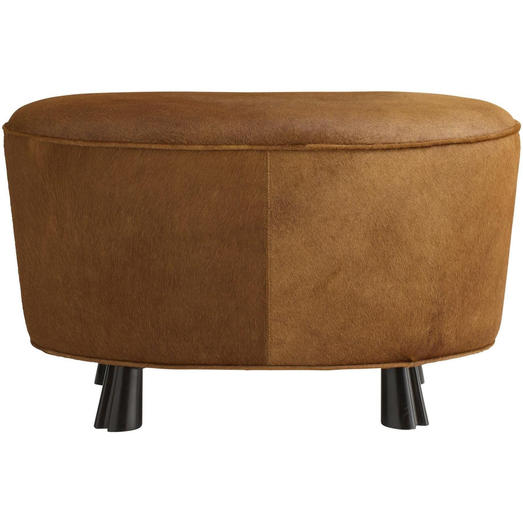 Koda 20 inch Brown and Ebony Ottoman