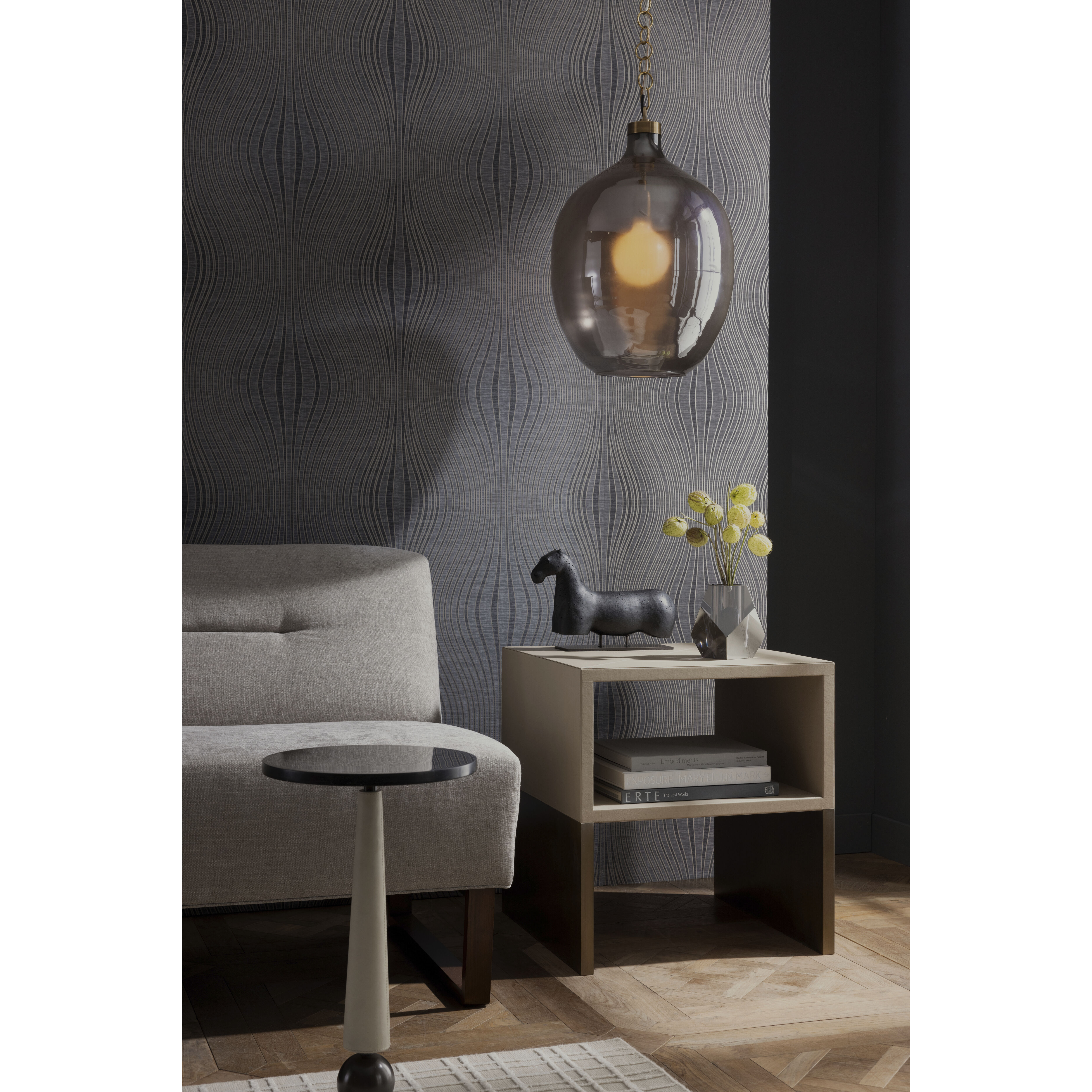 Trost 1 Light 18 inch Flint Luster Pendant Ceiling Light