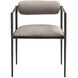 Barbana 27 inch Pewter Chair