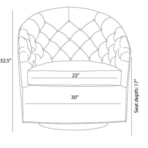 Capri Juniper Swivel Chair