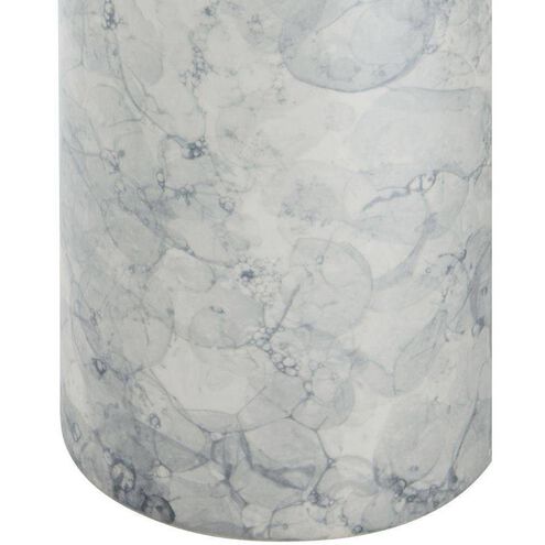 Heather 32 inch 150.00 watt Thundercloud and Polished Nickel Lamp Portable Light