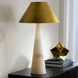 Chanell 30 inch 100.00 watt White Alabaster Table Lamp Portable Light