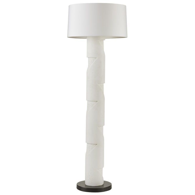 Cristiano 150 watt Ivory Floor Lamp Portable Light