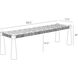 Solange Tobacco Wash Bench