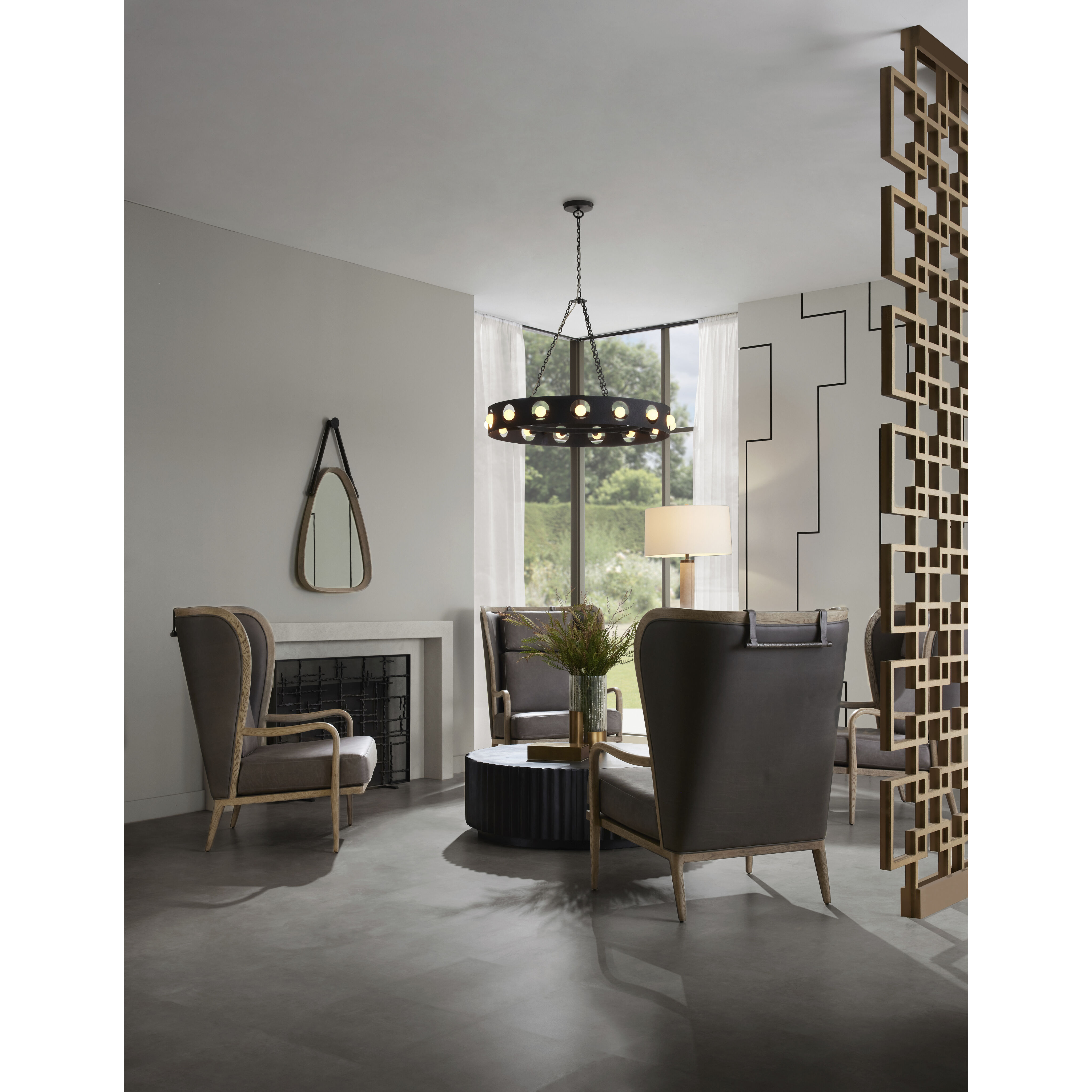 Russel 67 inch 150.00 watt Bone Floor Lamp Portable Light