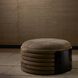 Titus 18.5 inch Taupe and Sable and Blackened Bronze Ottoman