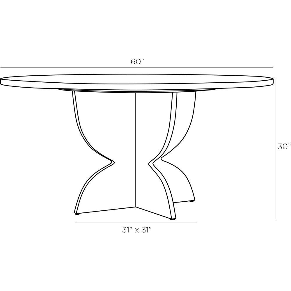 Redford Chateau Gray Dining Table