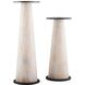 Rotunno Cerused Blonde Candleholders, Set of 2