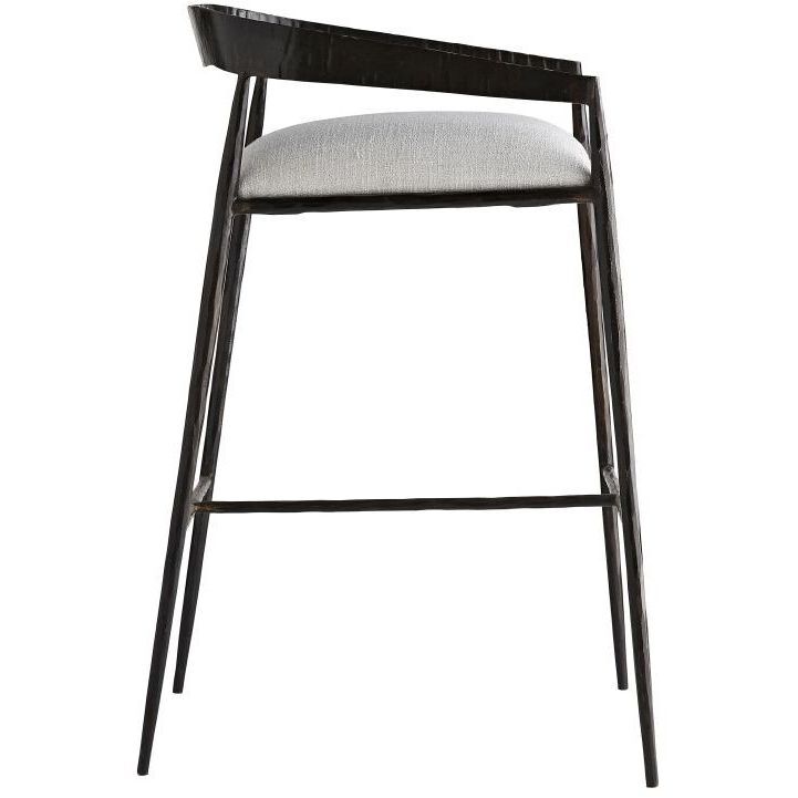 Ansel 36.5 inch Sterling Bar Stool