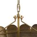 Inaya 3 Light 30 inch Antique Brass Chandelier Ceiling Light