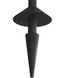 Anton 1 Light 8 inch Black Gesso Sconce Wall Light