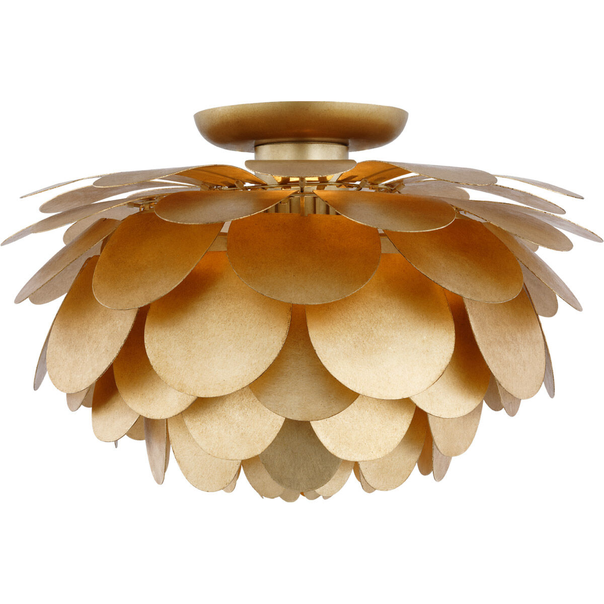 Chapman & Myers Cynara 1 Light 17.00 inch Flush Mount