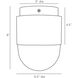 Allentown 1 Light 6.5 inch English Bronze Flush Mount Ceiling Light