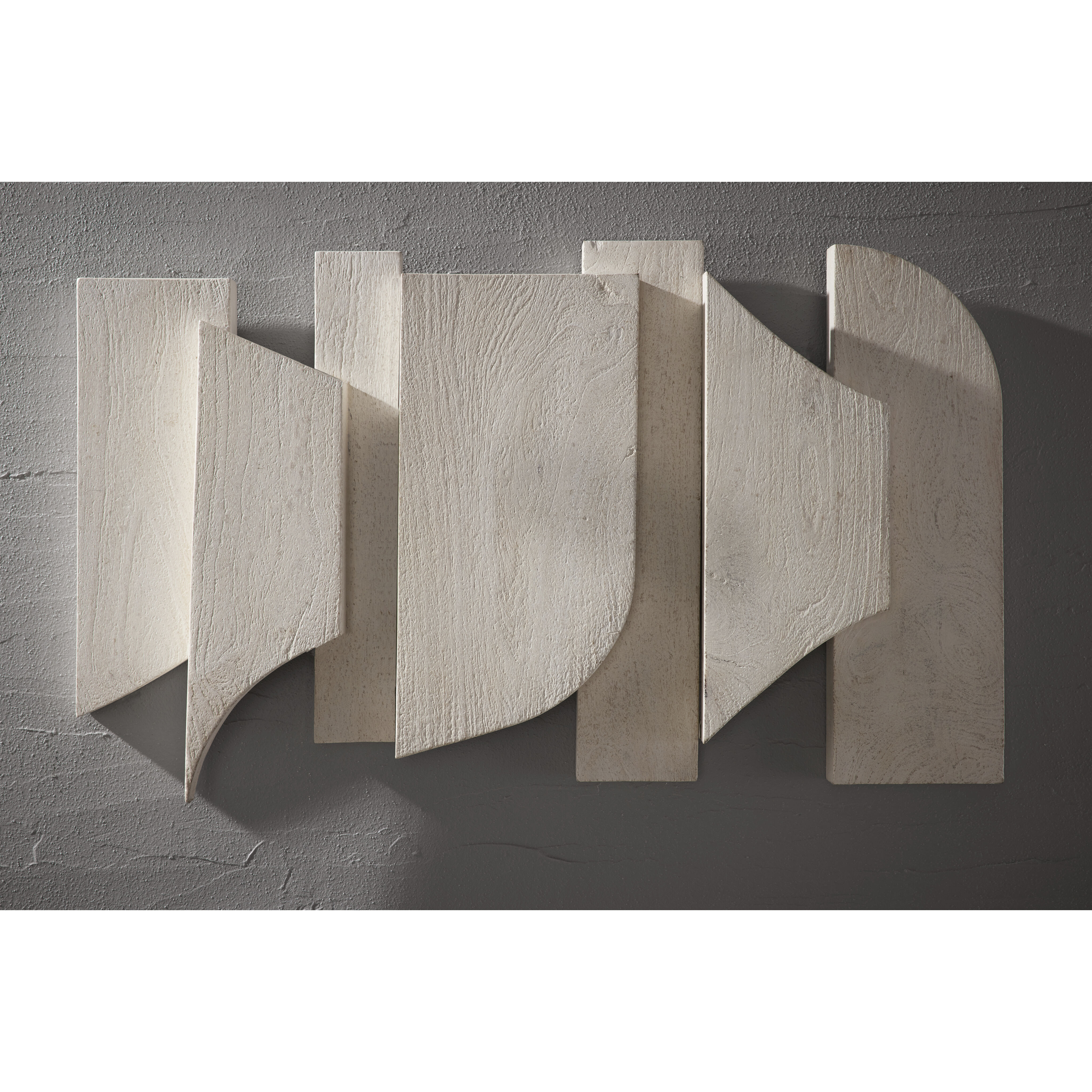 Pierson Whitewash Sandblasted Wall Plaques, Set of 3