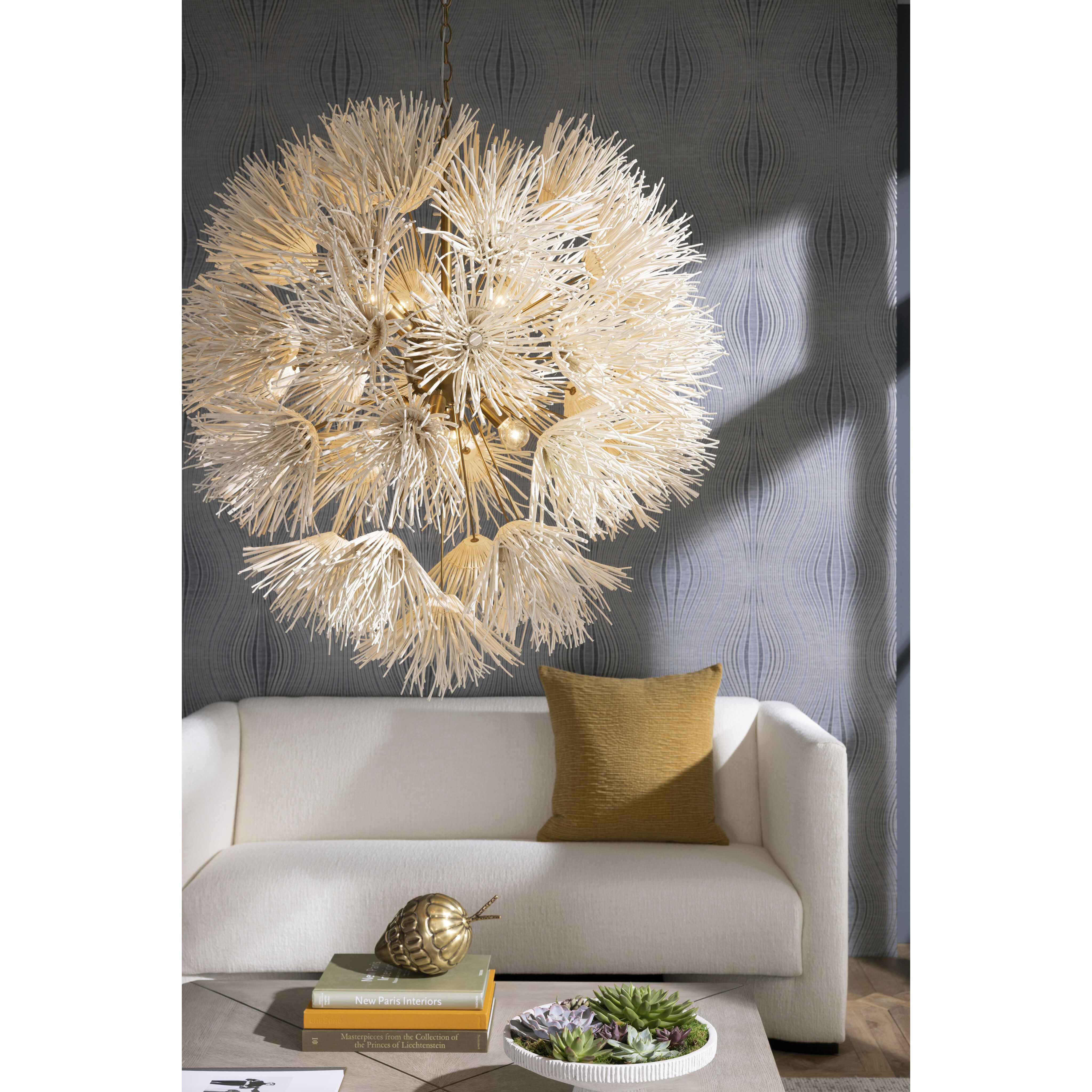 Winona 8 Light 33 inch Antique Brass Chandelier Ceiling Light