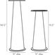 Rotunno Cerused Blonde Candleholders, Set of 2