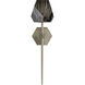 Gemma Sconce Wall Light in Pale Brass