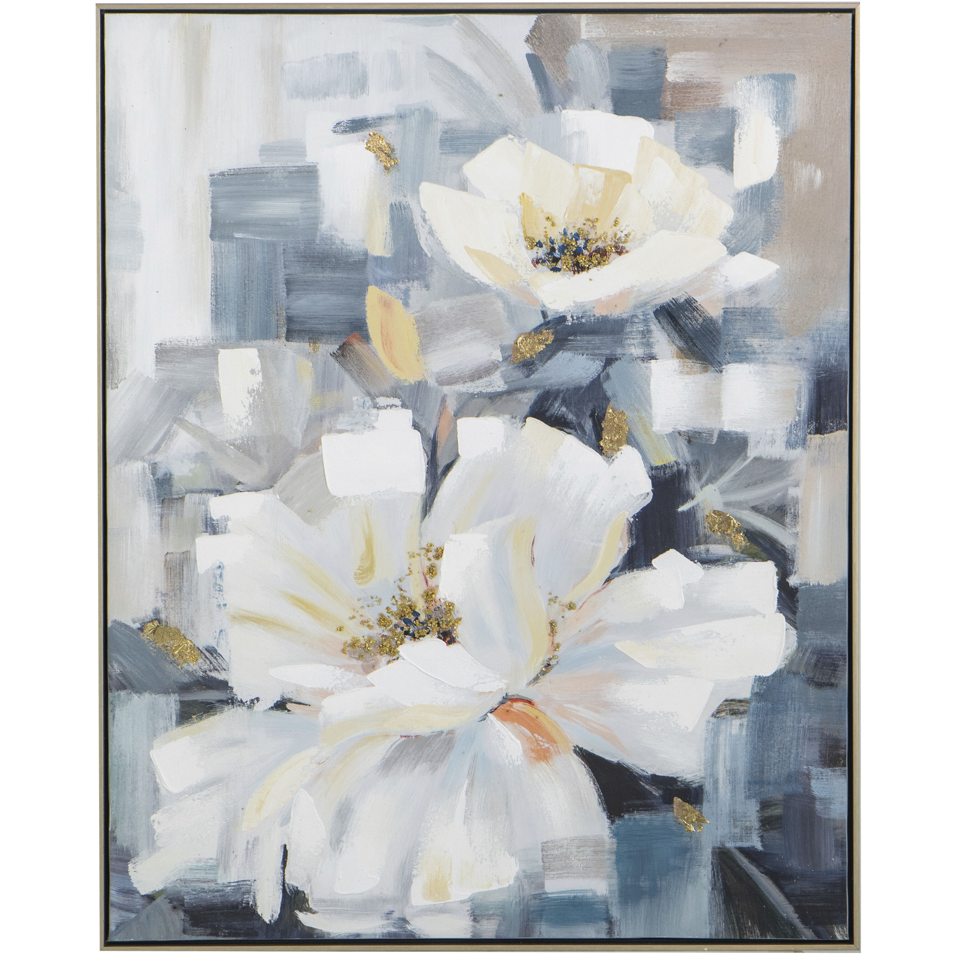 Anita White/Blue Wall Art