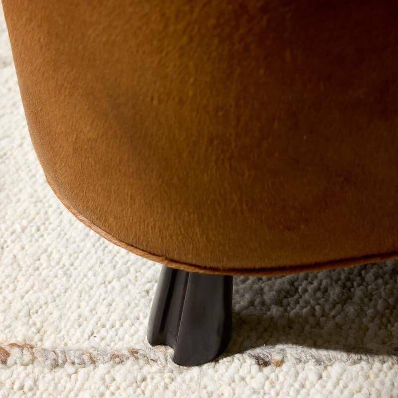 Koda 20 inch Brown and Ebony Ottoman