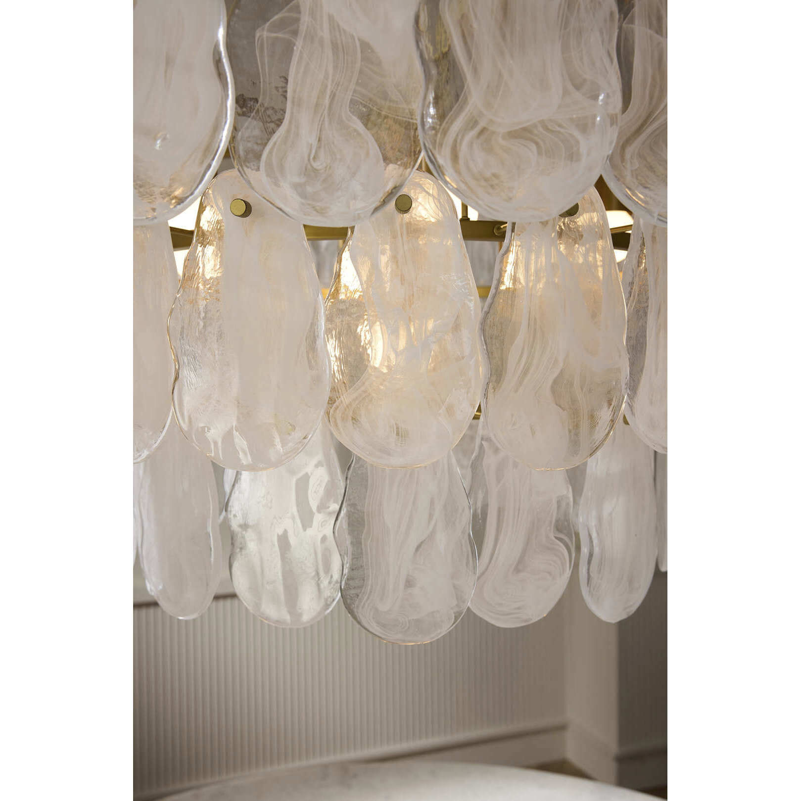 Leon 7 Light 38 inch Antique Brass Chandelier Ceiling Light, Large